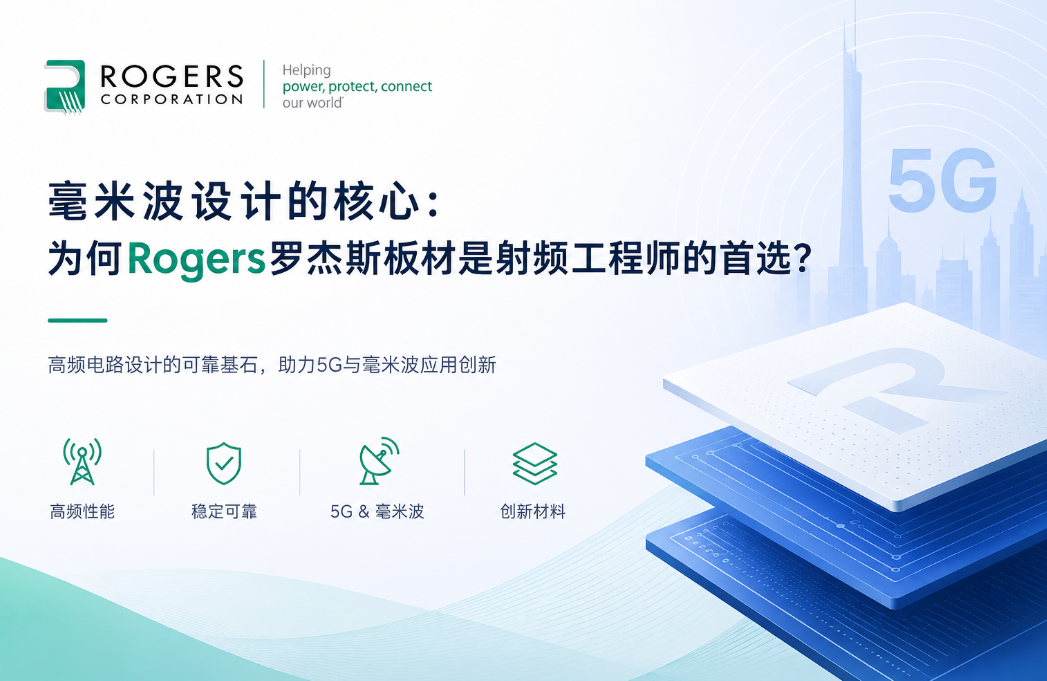 Rogers羅杰斯高頻板材選型指南RO4350B/RO3003現貨供應